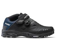 Northwave enduro mid 2 scarpe mtb nero blu scuro