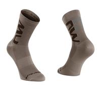 Northwave - Extreme Air Mid Sock - Calze da ciclismo EU 40-43 marrone/grigio