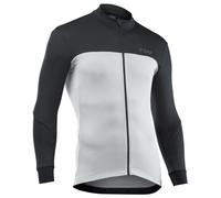 Northwave - Force 2 Jersey L/S Full Zip - Maglietta da ciclismo S grigio