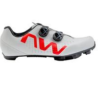 Northwave Scarpe Ciclismo Rebel 3 Uomo Grigio/Rosso 42.5