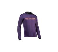 Maglia Northwave Sharp manica lunga lilla logo arancione - XL