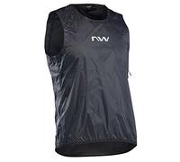 Northwave Shield 2024 - Gilet antivento per bicicletta, colore: Nero