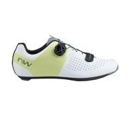 Northwave Storm Carbon - scarpe bici da corsa White/Green 42 EU
