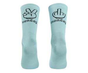 Northwave Sunday Monday Calzini da Ciclismo surf blu 2024: Taglia: L (44-47)