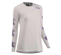 Northwave Xtrail 2025 - Maglia da ciclismo da donna, colore: grigio chiaro