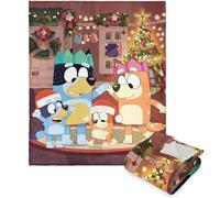 Northwest Bluey Silk Touch Sherpa, coperta, 127 x 152,4 cm, Natale familiare