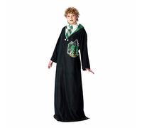 Northwest Comfy Throw Harry Potter Full Body Player Coperta con Maniche, Nero, 48 x 71 Inches Unisex-Adulto