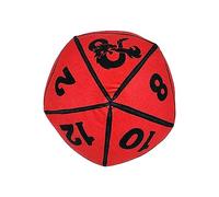 NORTHWEST Company Dungeons & Dragons Red D20 Plush Cloud Pillow Standard