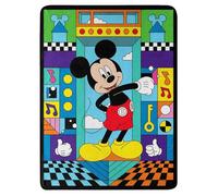 Northwest Coperta Disney Mickey Mouse Micro Raschel, 116,8 x 152,4 cm, Funhouse Games