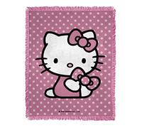 Northwest Coperta in tessuto jacquard, 116,8 x 152,4 cm, motivo Hello Kitty a pois perfetti