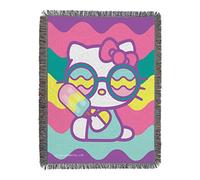 Northwest Coperta in tessuto per tappezzeria, 121,9 x 152,4 cm, Hello Kitty Cool Kitty