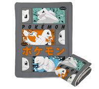 Northwest Coperta Sherpa in visone Pokemon, 127 x 152,4 cm, erba, fuoco, acqua