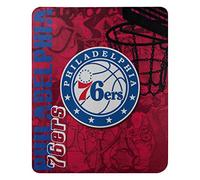 Northwest Copriletto in Pile con Stampa delle Squadre NBA e Hard Knocks (Golden State Warriors), 1NBA/03101/0020/AMZ, Blue, 50 x 60 Inches