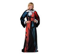 Northwest DC Comics, Harley Quinn 122 cm, coperta in pile per adulti, multicolore