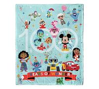 Northwest Disney 100 Silk Touch Throw Coperta, 127 x 152,4 cm, anni di meraviglia