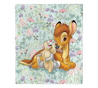 Northwest Disney Bambi 80th Celebration Silk Touch Throw Coperta, 127 x 152,4 cm, Botanical Duo