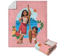 Northwest Disney Moana 2, Moana e Simea, coperta in sherpa effetto seta, 127 x 152 cm