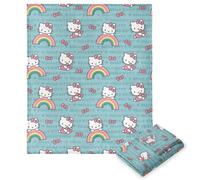 Northwest Hello Kitty - Coperta in seta al tatto, 127 x 177,8 cm, con fiocco