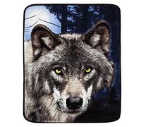 Northwest Lupine Stare - Coperta oversize Raschel, 152,4 x 203,2 cm
