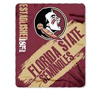 Northwest NCAA Alabama Crimson Tide Painted Stampato Coperta in Pile, Donna Bambino Uomo Unisex, 1COL/03102/0015/AMZ, Garnet, 50" x 60"