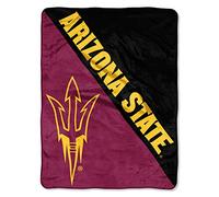 Northwest NCAA Arizona State Sun Devils NCAA Halftone 116,8 cm da 152,4 cm Micro Raschel Coperta, Marrone, 116,8 x 152,4 cm