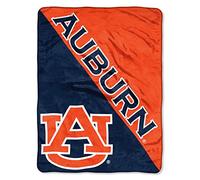 Northwest NCAA Auburn Tigers NCAA Halftone 116,8 cm da 152,4 cm Micro Raschel Coperta, Blu Navy, 116,8 x 152,4 cm