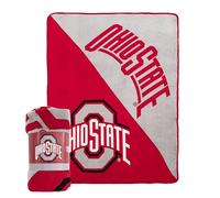 Northwest NCAA Ohio State Buckeyes NCAA Halftone 116,8 cm da 152,4 cm Micro Raschel Coperta, Scarlatto, 116,8 x 152,4 cm