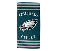 Northwest NFL Philadelphia Eagles - Telo mare unisex per adulti, misto cotone-poliestere, 76,2 x 152,4 cm, a righe