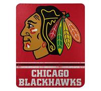 NORTHWEST NHL Chicago Blackhawks - Coperta in Pile Unisex, per Adulti, 127 x 152,4 cm, dissolvenza