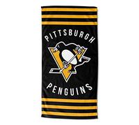 Northwest NHL Pittsburgh Penguins - Telo mare unisex per adulti, 76,2 x 152,4 cm, a righe