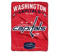 Northwest NHL Washington Capitals NCAA Inspired 152,4 cm da 203,2 cm Raschel Coperta, Rosso, 152,4 x 203,2 cm