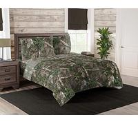 Northwest Realtree Xtra Green Camo - Set di 4 lenzuola per letto queen size, colore: Verde