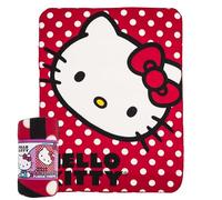 Northwest Sanrio Hello Kitty, Pois Kitty Stampato Plaid in Pile, 45 da 152,4 cm