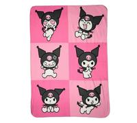 Northwest Sanrio Kuromi Pink Fleece Silky Touch Throw Blanket 45" x 60"