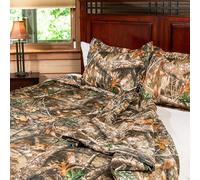 Northwest Set di piumoni e shams, poliestere, bordo Realtree, pieno/regina
