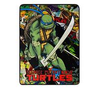 Northwest Teenage Mutant Ninja Turtles Micro Raschel Coperta 116,8 x 152,4 cm, Leader Leo