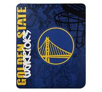 Northwest The Company NBA Golden State Warriors - Coperta in pile Hard Knocks, 127 x 152 cm, colore: Blu