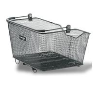Northwind Basket A-Cross MLT - Cestino per bicicletta resistente (fissaggio sicuro con adattatore MonkeyLoad, maglia fine, manico imbottito, colore: Nero