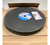 NORTON (10 PEZZI) Disco Di Taglio Rinforzato Ad Alta Velocità 16 X 1/8 X 1, Nero