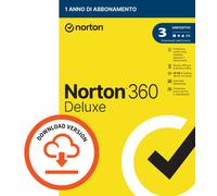 Norton 360 DeLuxe 2025 3 Device 1 Anno con VPN MultiDevice da Italia