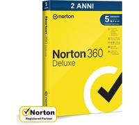 Norton 360 Deluxe, 50 GB di backup nel cloud 5 dispositivi 1 anno Scarica