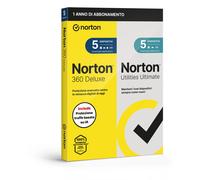 Klever Kids Antivirus Norton 360 Deluxe + Utilities Ultimate 2026 per 5 dispositivi – Licenza 1 anno