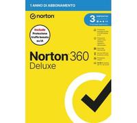 Norton 360 Deluxe 2026 | Antivirus per 3 Dispositivi Licenza di 1 Anno ATT