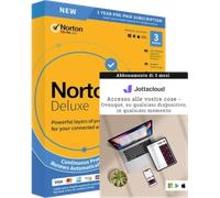 Norton 360 Deluxe - 3 Dispositivi, 1 Anno + Jottacloud Bonus