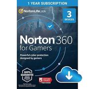 Norton 360 for gamers Potente protezione progettata per i giocatori su PC 3 dispositivi 50gb
