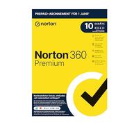 Norton 360 Premium 2021 | 10 Devices | 1 Year Subscription with Automatic Extension | Secure VPN and Password Manager | PC/Mac/Android/iOS | Activation Code in Original Packaging