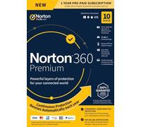 Norton 360 Premium 75GB - 10 Devices 1 Year - Norton Key EUROPE