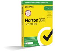 Norton 360 Standard 2025, Antivirus per 1 Dispositivo, Licenza di 1 Anno con Rinnovo Automatico, Pc, Mac, Tablet e Smartphone