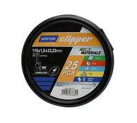 Norton Clipper Multi-Material Taglio Dischi 115 x 22.23mm Vasca Di 25 CLI849154