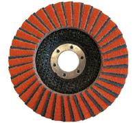 Norton - Disco lamellare, 125 x 22, grana 60, colore: Arancio